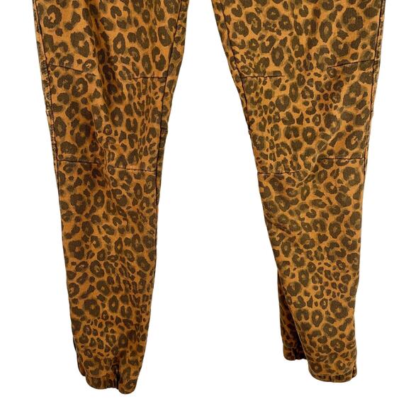 Sanctuary x Anthropologie Leopard Print Corduroy Jogger Pants Small - Picture 4 of 12